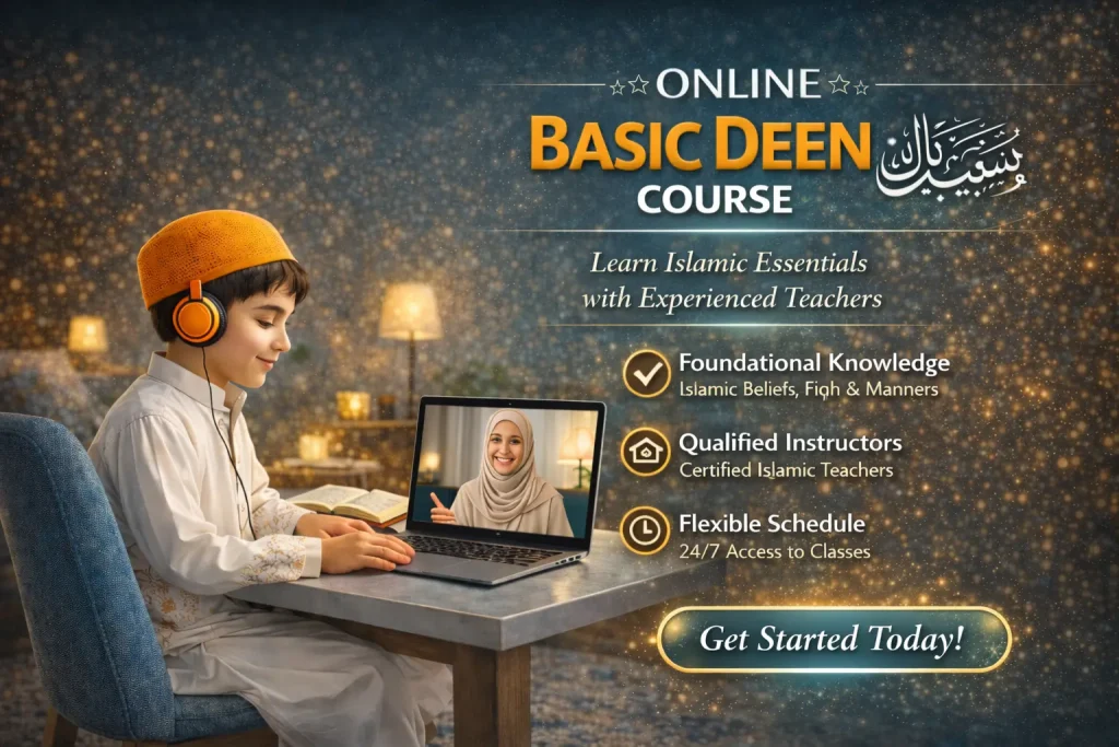 Basic Islamic Studies course (basic Deen Course)